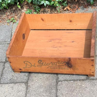 LOT 185: Vintage Wood Crates