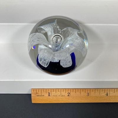 LOT 221: Collection of Willow Tree Figurines (Angel of the Heart, Angel of Freedom and Wisdom), Glass Paperweight with Brass and Glass...