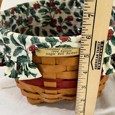 Lot 318 Longaberger Jingle Bell Basket