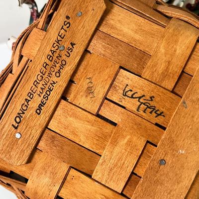Lot 318 Longaberger Jingle Bell Basket
