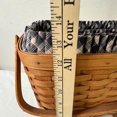 Lot 319 Longaberger magazine basket