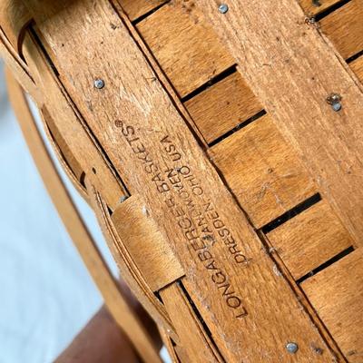 Lot 319 Longaberger magazine basket