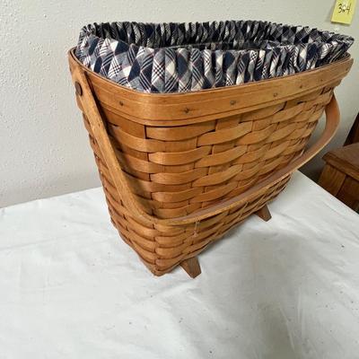Lot 319 Longaberger magazine basket