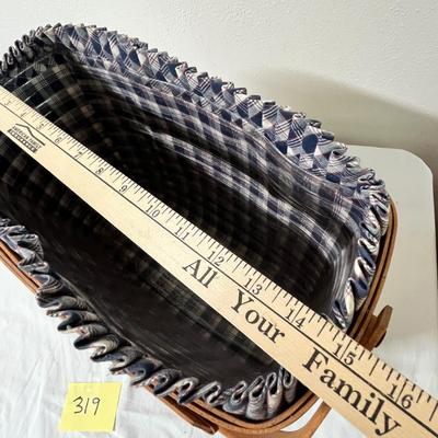 Lot 319 Longaberger magazine basket