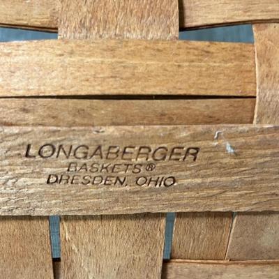 Lot 323 Longaberger rocker basket