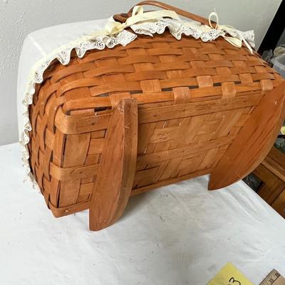 Lot 323 Longaberger rocker basket