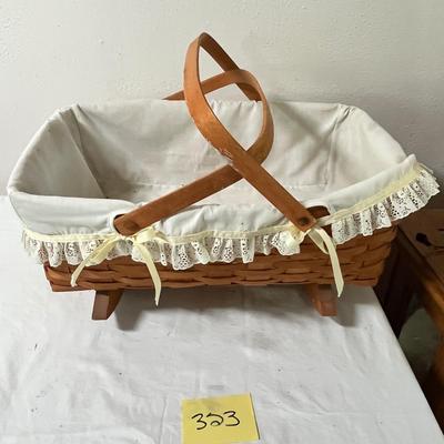 Lot 323 Longaberger rocker basket