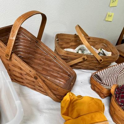 Lot 324 Small Longaberger Basket lot
