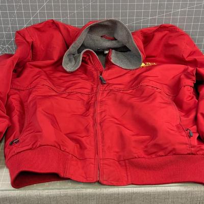 Sale Photo Thumbnail #975: Size XL Used. USABLE and LUCKY!!!!!! One had to win big to get  this jacket!!!! 