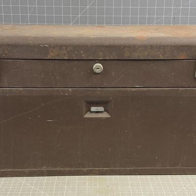 Sale Photo Thumbnail #1087: Vintage Measures: 27  X 9 X 14" Used in need of restoration. Shows Age. COOL!!!