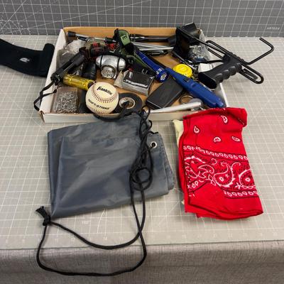 Sale Photo Thumbnail #1298: Flash Light, Sling Shot, Lighter etc. Usable stuff. 
