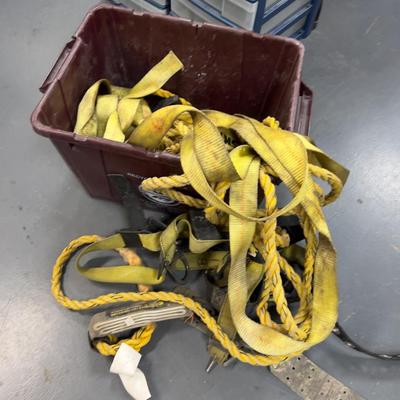 Fall Protection Harness with Rope