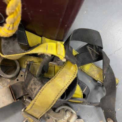 Fall Protection Harness with Rope