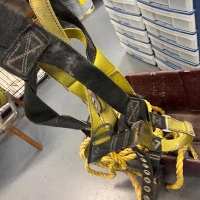 Fall Protection Harness with Rope