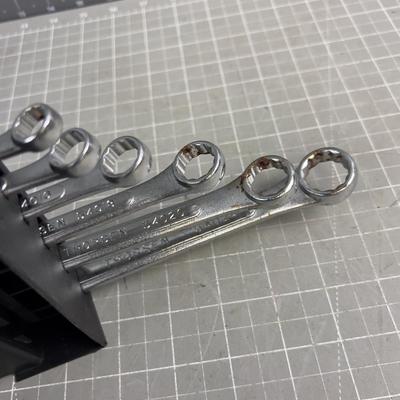 6 Piece SAE Combo Wrench Set