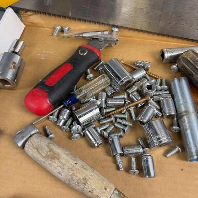 Hand Tool: Sockets, Saw, Screw bits