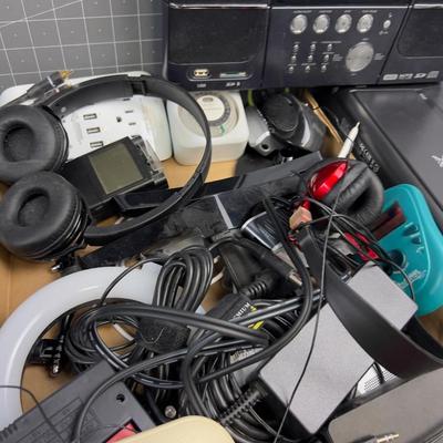 Super Lot of Computer / Electronics: Power Supply, Keyboard, Components