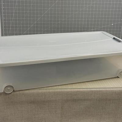 Under The Bed Storage with lid on Rollers