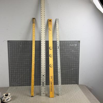 Yard Sticks, most Aluminum Straight Edge