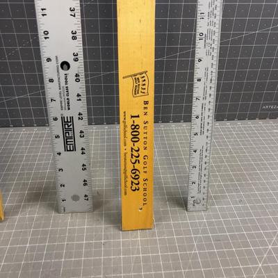 Yard Sticks, most Aluminum Straight Edge