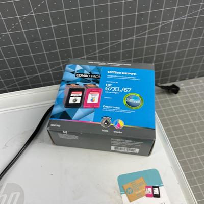 HP Ink Jet Printer with ink