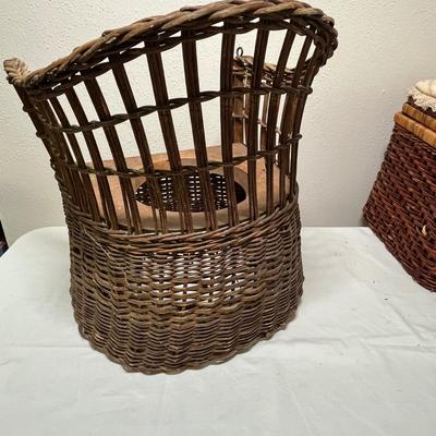 Lot 332 Antique wicker potty chair