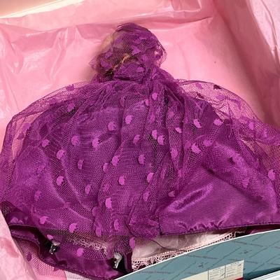 Lot 341 Madame Alexander purple dress doll