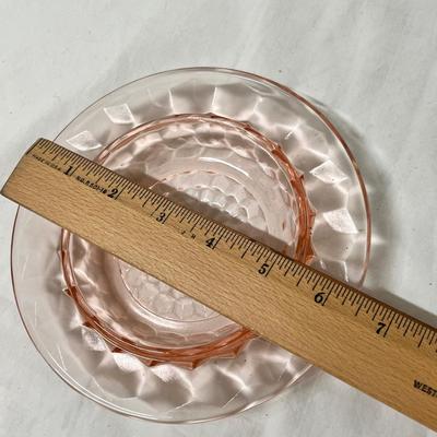 Lot 355 Pink Depression Glass