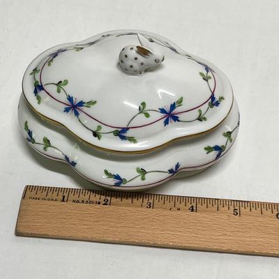 Lot 356 Herend Pottery Box