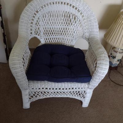 Wicker Chair with Cushion
