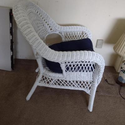 Wicker Chair with Cushion