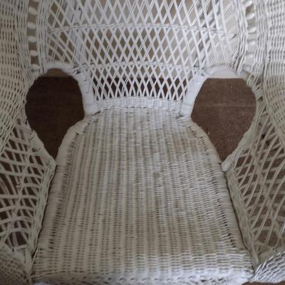 Wicker Chair with Cushion