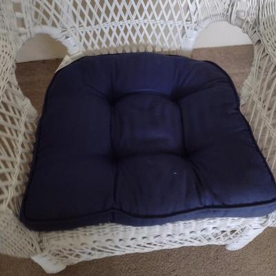 Wicker Chair with Cushion
