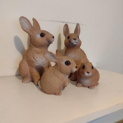 Collection of Resin Rabbits