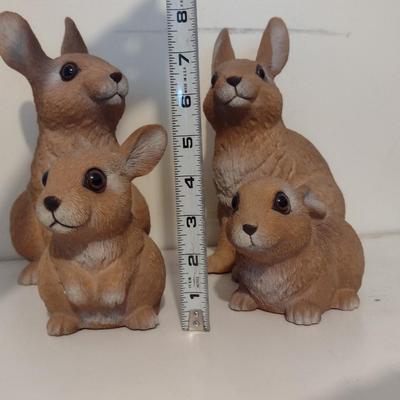 Collection of Resin Rabbits
