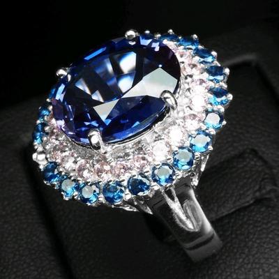 BI COLOR BLUE PURPLE SAPPHIRE 7.95CT