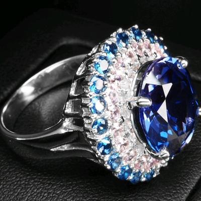 BI COLOR BLUE PURPLE SAPPHIRE 7.95CT