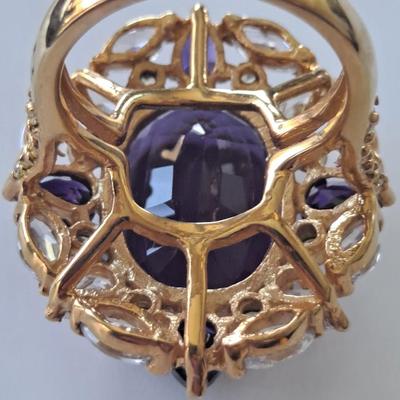 GIA CERTIFIED LAB GROWN AMETHYST