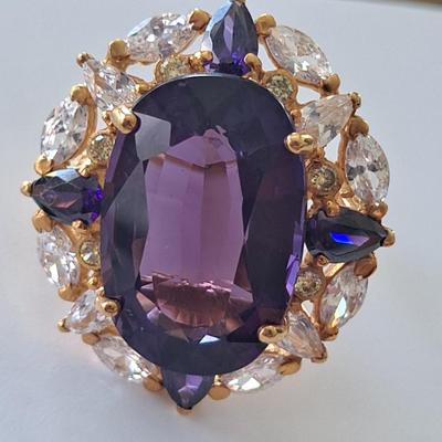 GIA CERTIFIED LAB GROWN AMETHYST