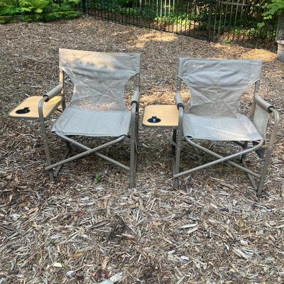Two Lewis & Clark Folding Chairs (SRC-MG)