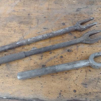 Set of Three Ball Joint Tie Rod Separator Forks (#12)