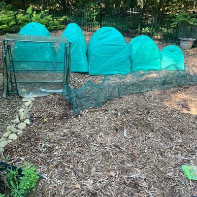 Tunnel Shadow Net, Nuvue Winter Schubert Cover & Mini Greenhouse (SRB-MG)