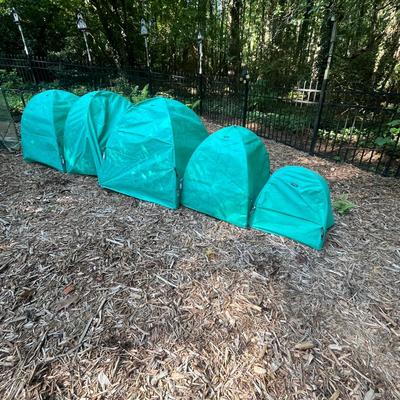 Tunnel Shadow Net, Nuvue Winter Schubert Cover & Mini Greenhouse (SRB-MG)