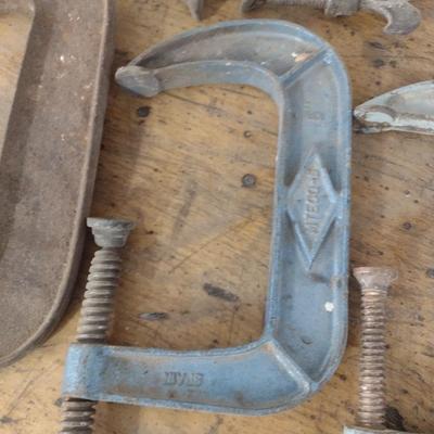 Set of Five Heavy Duty C-Clamps (#13)