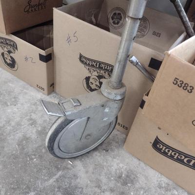 Hand Crafted Worktable on Castors (No Contents)
