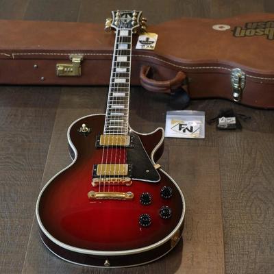 Gibson Les Paul Custom Plus (1992) – Dark Wine Burst, OHSC