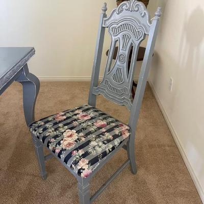 Sale Photo Thumbnail #30: Chair dining table chairs ! Recovered ! 