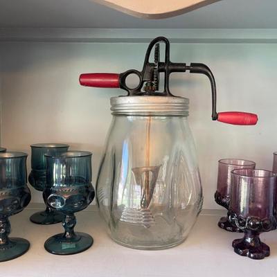 Sale Photo Thumbnail #94: Butter churn 