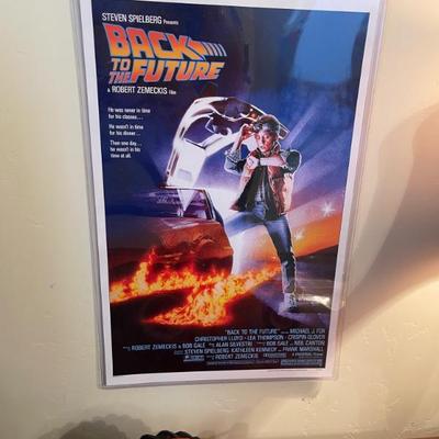 Sale Photo Thumbnail #126: Back to future framed 