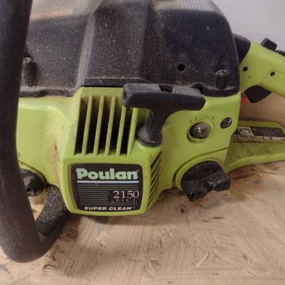 :Poulan 14" Gas Chainsaw with Accessories